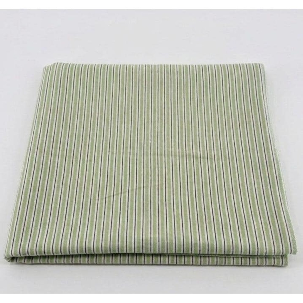Vintage Amy Coe Pastel Green Striped Cotton Baby Blanket‎ 36x34 Limited Edition
